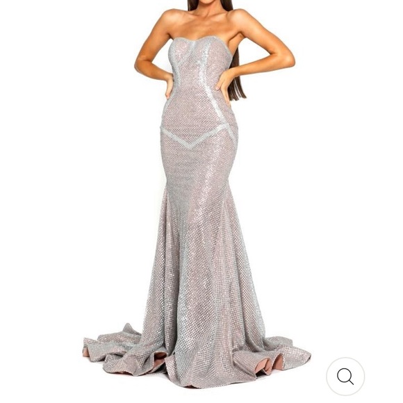 Portia and Scarlett PS1968 prom dress - Picture 4 of 8